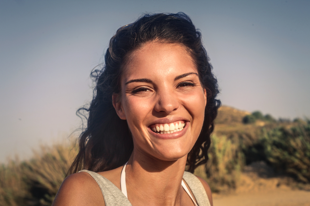 Photo of a woman smiling